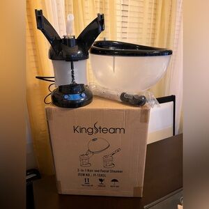 KingSteam 2-in-1 Hair and Facial Steamer